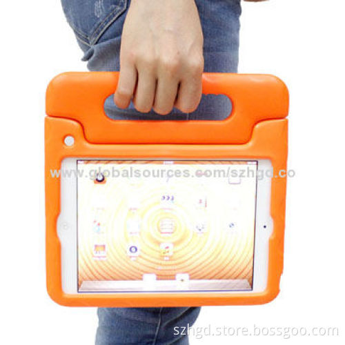 Leather Tablet Case Cover for iPad Mini, unique design with handle stand, nontoxic and eco-friendly